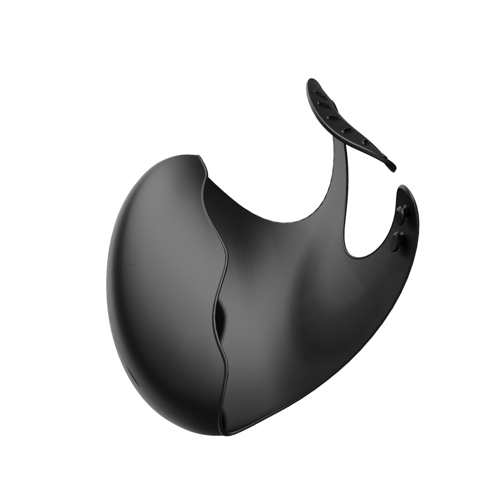 Black baby bib bending silicone