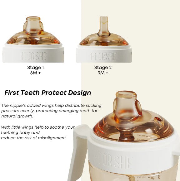 HEORSHE silicone sippy cup for babies