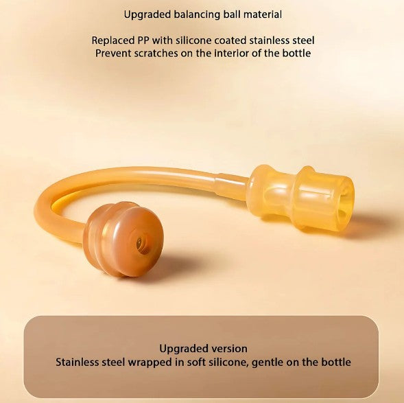 Silicone straw for baby sippy cup