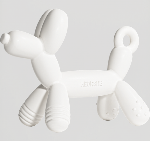 HEORSHE Puppy Teether soft silicone baby teether